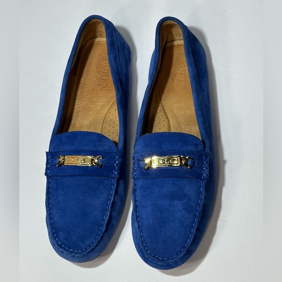 Elegant Blue Loafers for men size 10B Exellent condition - Picture 1 of 5